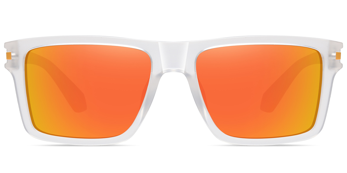 Translucent+Mirrored Orange Polarized