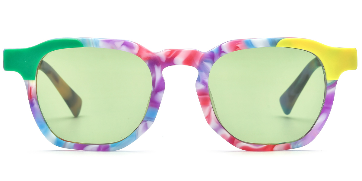 Pattern-Purple+Green Polarized