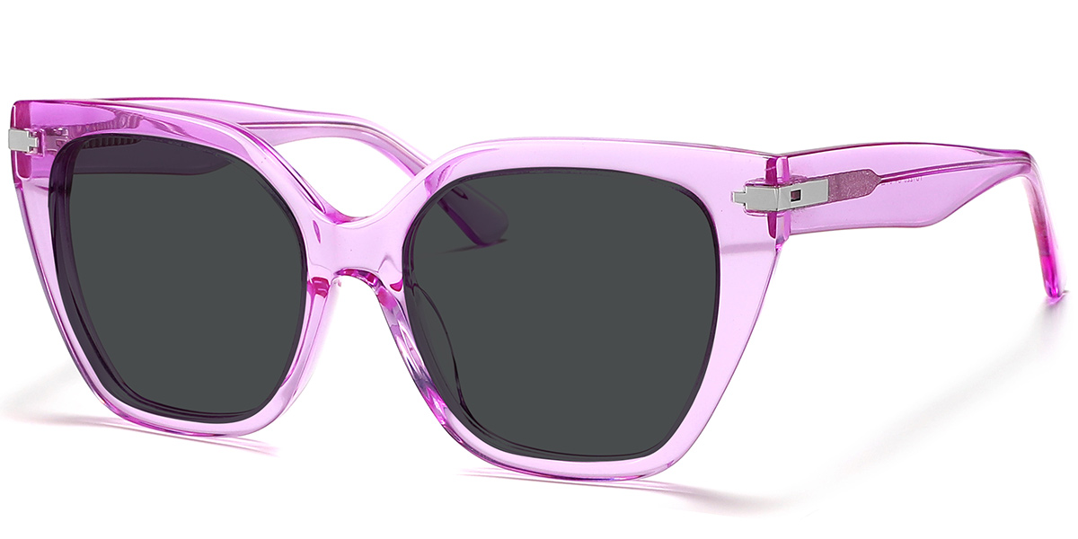 Translucent-Rose+Dark Grey Polarized