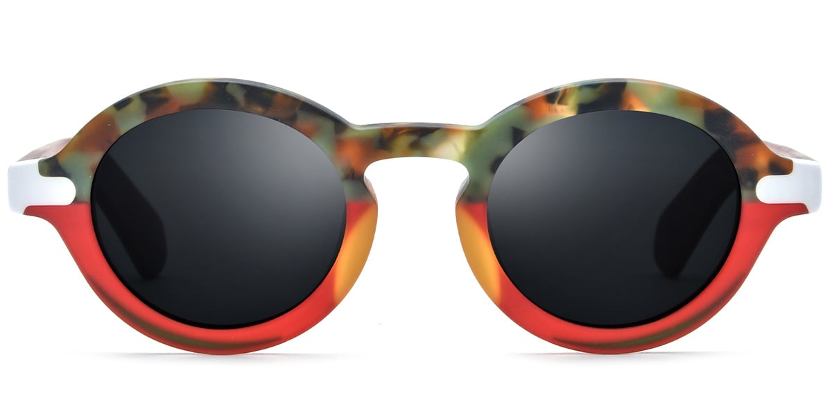 Pattern-Red+Dark Grey Polarized