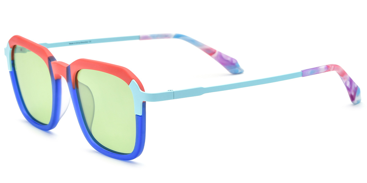 Pattern-Blue+Light Green Polarized