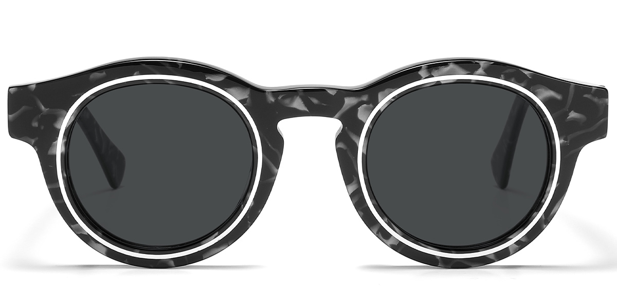 Pattern-Black+Dark Grey Polarized