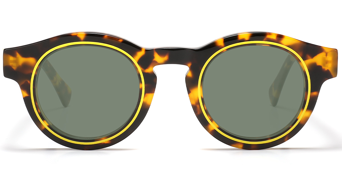 Tortoiseshell+Dark Green Polarized