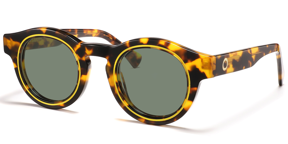 Tortoiseshell+Dark Green Polarized