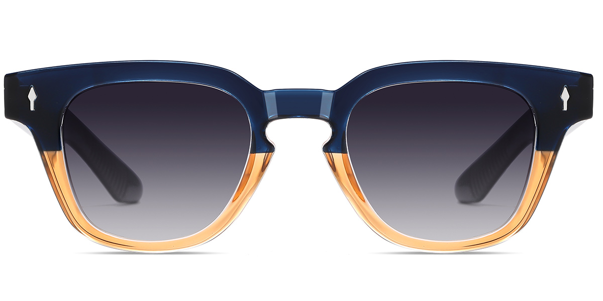 Pattern-Blue+Gradient Grey Polarized