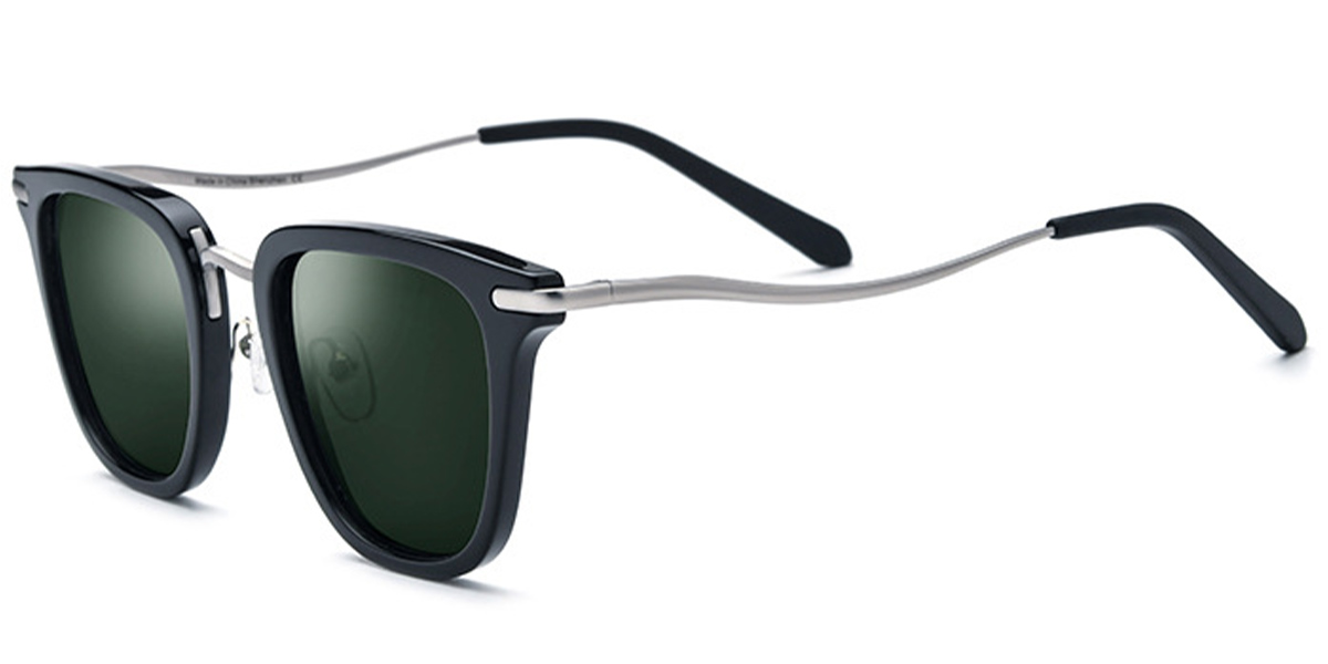 Black+Dark Green Polarized