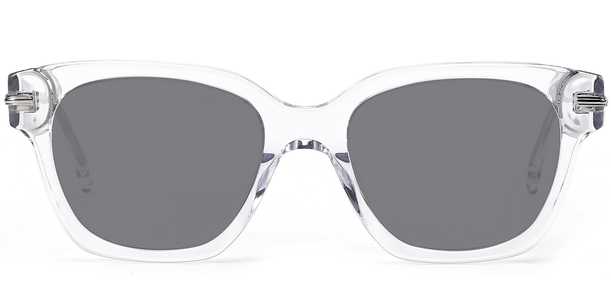 Translucent-White+Dark Grey Polarized