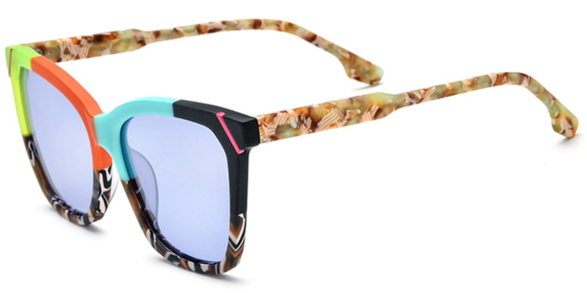 Pattern-Orange+Purple Polarized