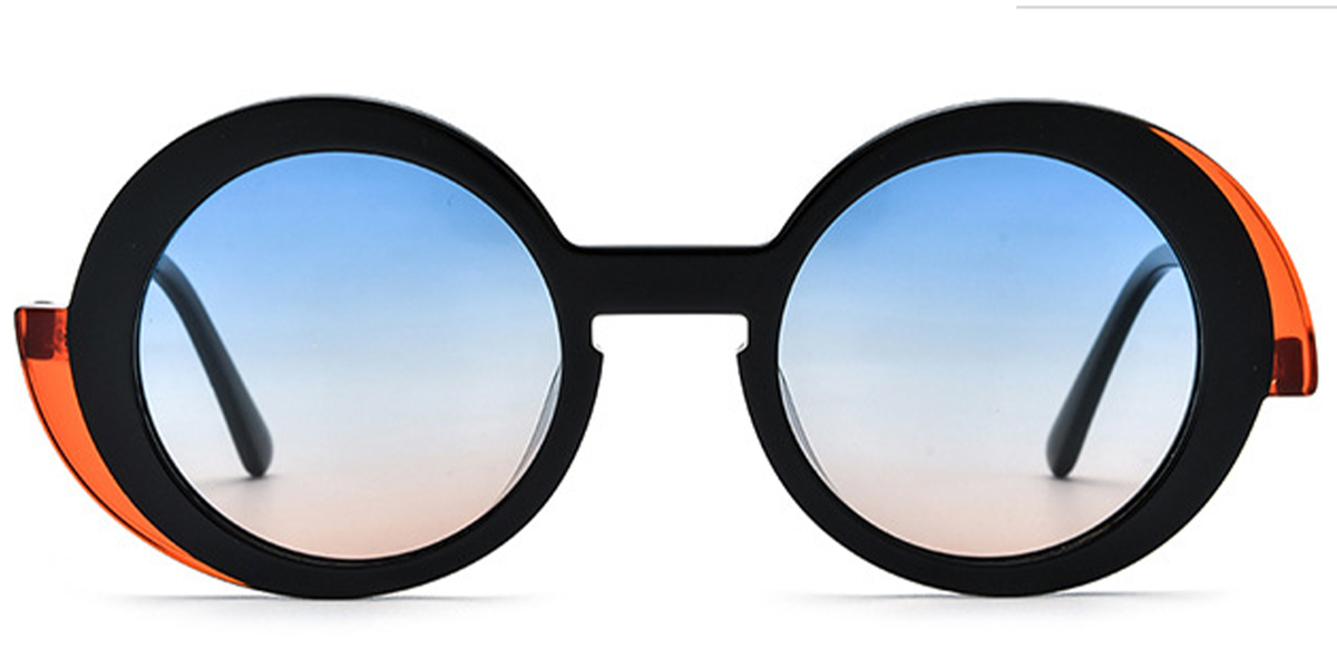 Pattern-Black+Gradient Blue Polarized