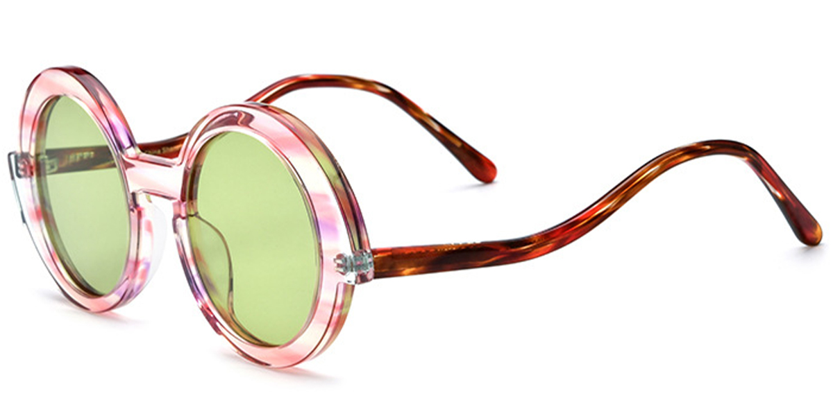 Pattern-Pink+Green Polarized