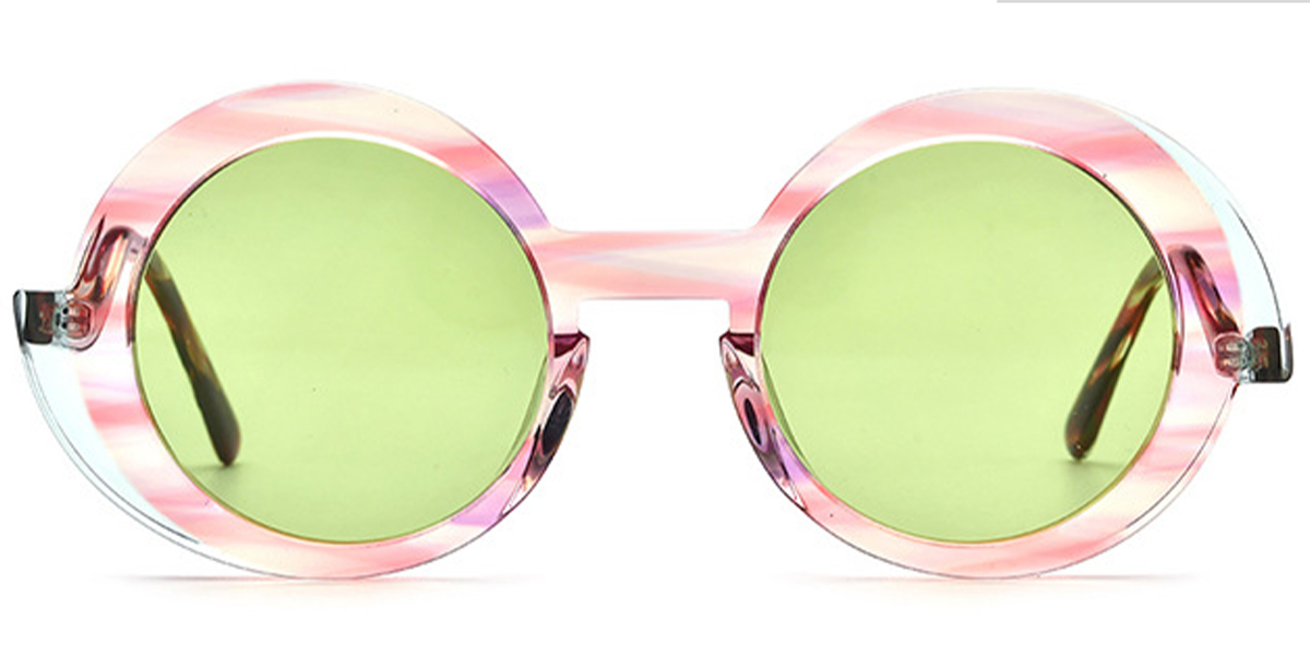 Pattern-Pink+Green Polarized