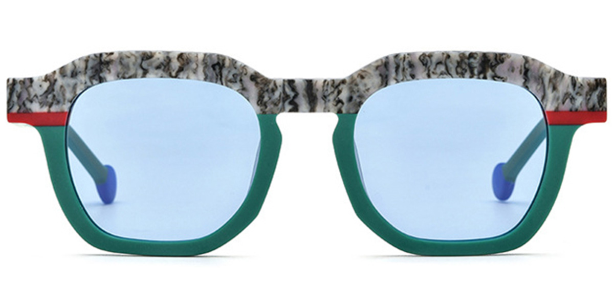Pattern-Green+Blue Polarized