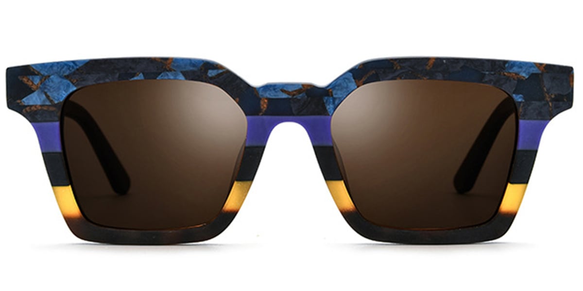 Pattern-Black+Amber Polarized