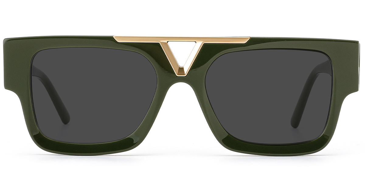 Green+Dark Grey Polarized