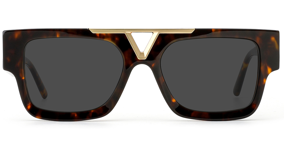 Tortoiseshell+Dark Grey Polarized