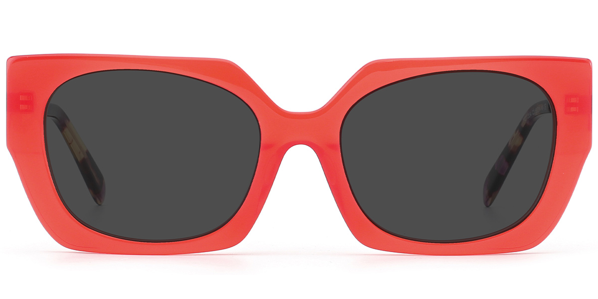 Red+Dark Grey Polarized