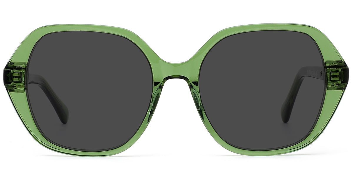 Translucent-Green+Dark Grey Polarized