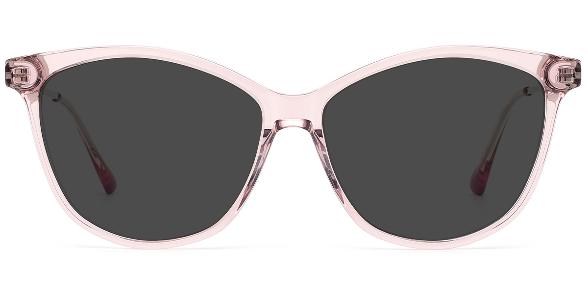 Translucent-Pink+Dark Grey Polarized