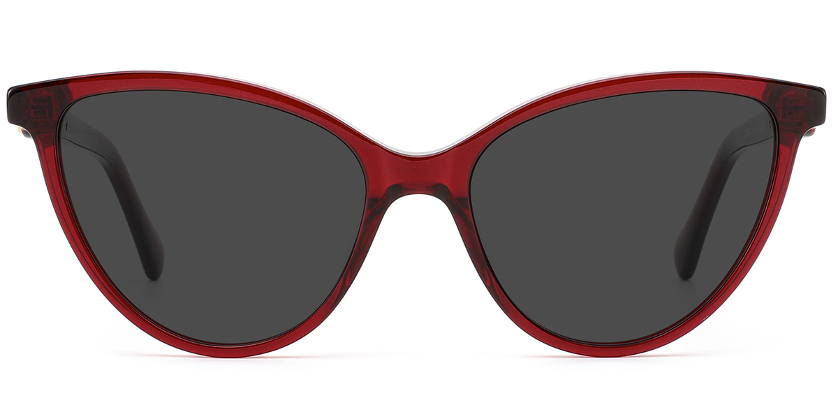 Red+Dark Grey Polarized