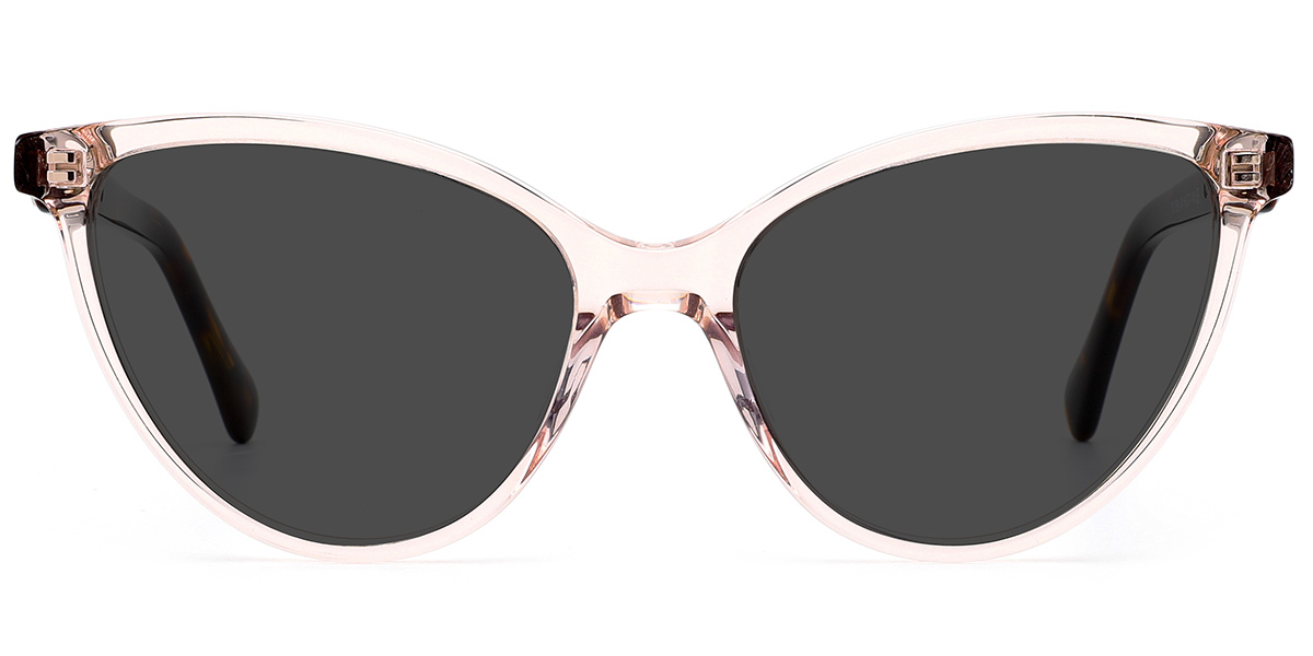 Translucent-Pink+Dark Grey Polarized