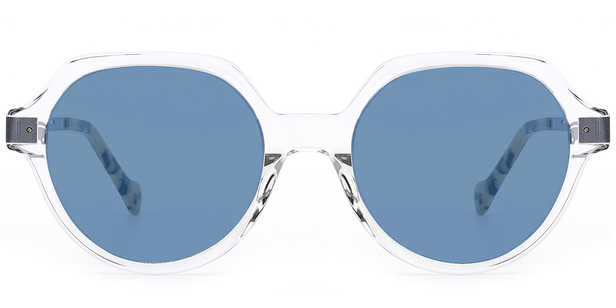 Translucent-White+Blue Polarized