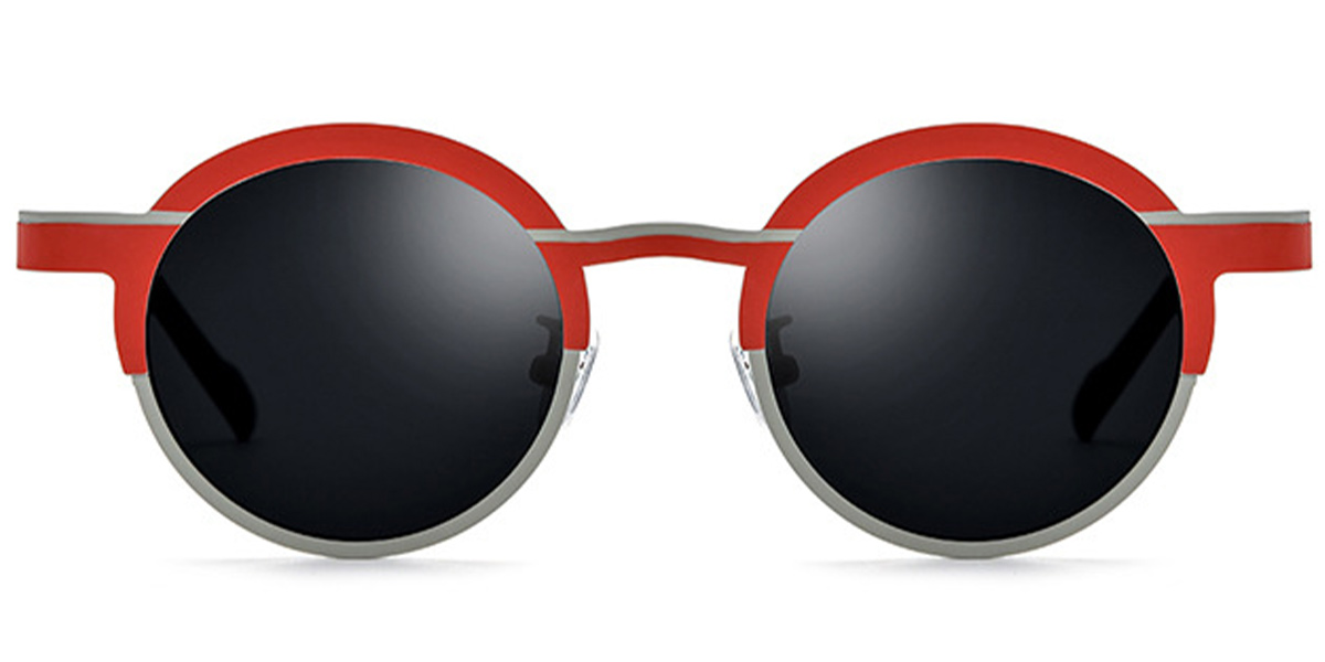 Pattern-Red+Dark Grey Polarized