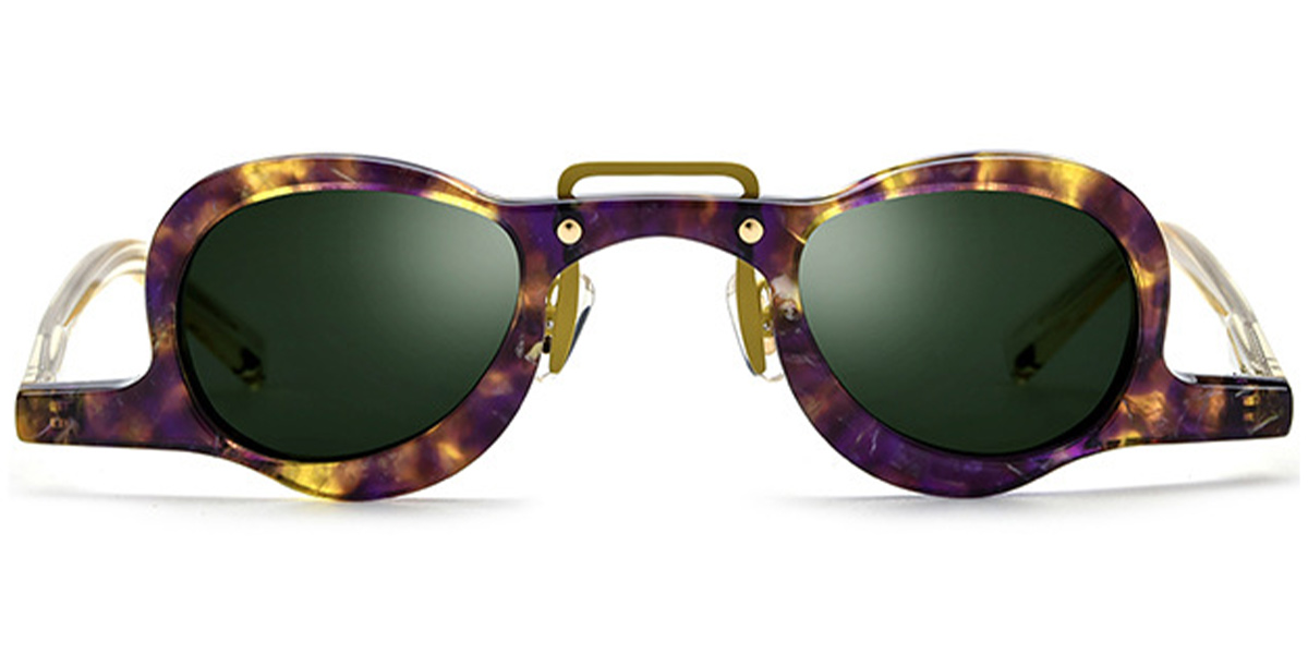 Pattern-Purple+Dark Green Polarized
