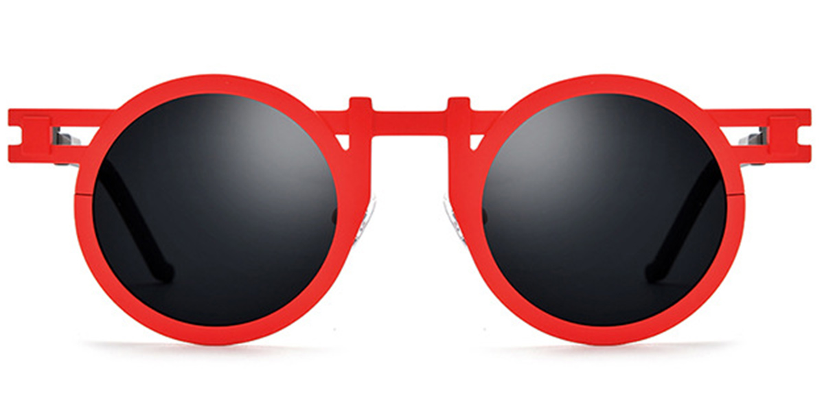 Red+Dark Grey Polarized