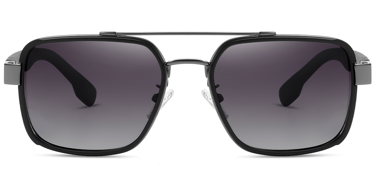 Black-Gun Metal+Gradient Grey Polarized