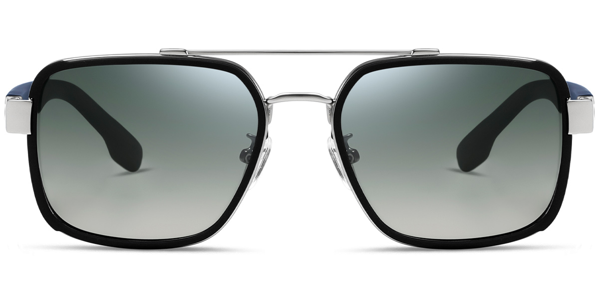 Dark Blue+Gradient Green Polarized