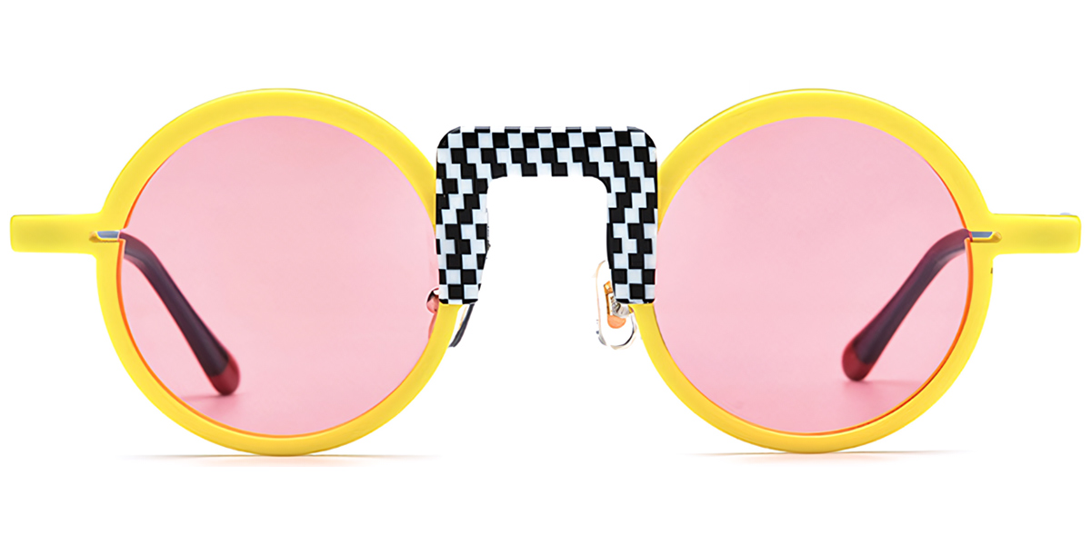 Pattern-Yellow+Rose Polarized