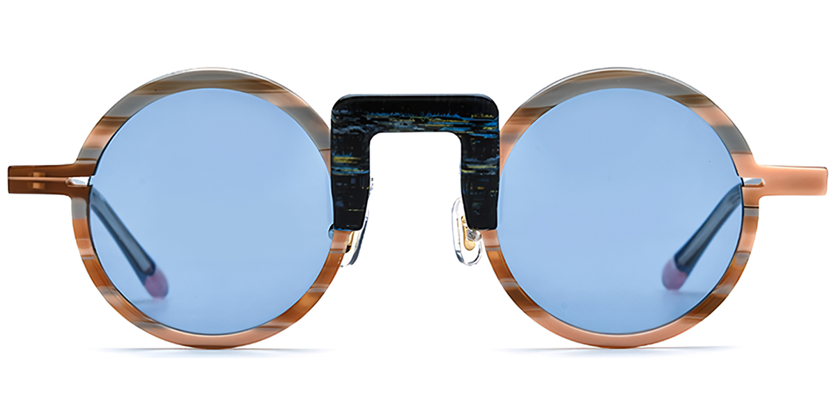 Pattern-Brown+Blue Polarized